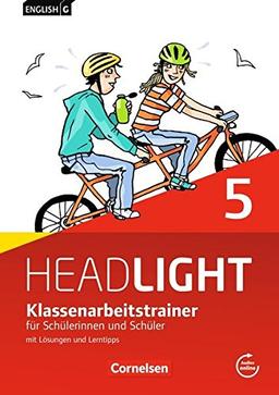 English G Headlight - Allgemeine Ausgabe / Band 5: 9. Schuljahr - Klassenarbeitstrainer mit Lösungen und Audios online