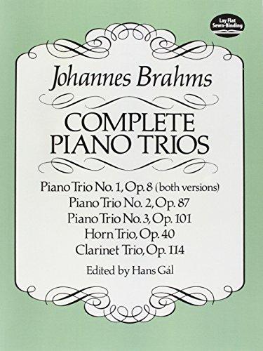 Complete Piano Trios (Dover Chamber Music Scores)