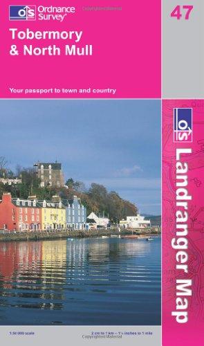 Tobermory & North Mull (OS Landranger Active Map)