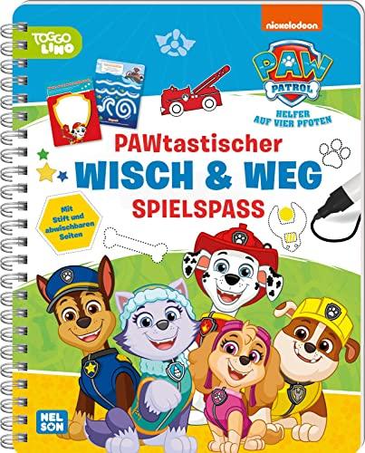 PAW Patrol: PAWtastischer Wisch & Weg Spielspaß: mit abwischbaren Seiten und Stift | Buch zum spielerischen Lernen (ab 4 Jahren)