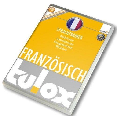 tulox Sprachtrainer Französisch - Vokabeltrainer, Konjugations- und Grammatiktrainer inklusive e-Euro-Wörterbuch mit 20.000 fremdsprachlichen vertonten Vokabeln