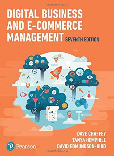 Digital Business and E-Commerce Management