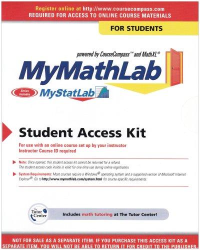 MyLab Math/MyLab Statistics -- Standalone Access Card