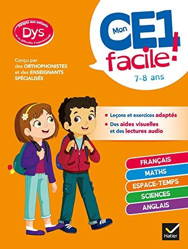 Mon CE1 facile ! 7-8 ans : adapté aux enfants dys ou en difficultés d'apprentissage