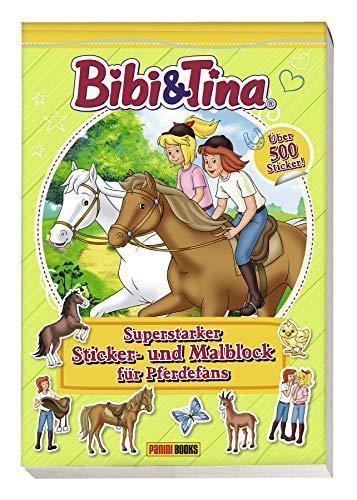 Bibi & Tina: Superstarker Sticker- und Malblock für Pferdefans: über 500 Sticker