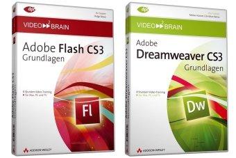 Adobe Flash CS3/Adobe Dreamweaver CS3 - Bundle: Zwei Video-Trainings zum Vorzugspreis! (AW Videotraining Grafik/Fotografie)