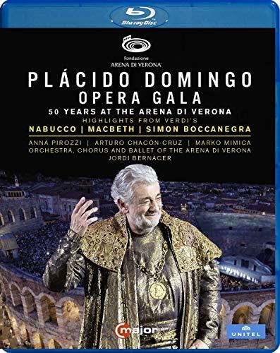 Plácido Domingo - Opera Gala - 50 Years at the Arena di Verona [August 2019] [Blu-ray]