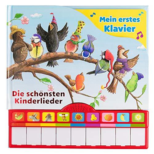 Singst du mit? Die schönsten Kinderlieder - Mein erstes Klavier - Kinderbuch mit Klaviertastatur, 9 Kinderlieder, Vor- und Nachspielfunktion, Pappbilderbuch ab 3 Jahren