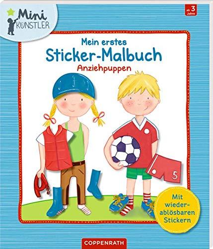 Mein erstes Sticker-Malbuch: Anziehpuppen (Mini-Künstler)