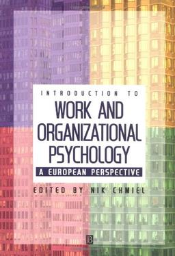 Introduction to Work and Organisational Psychology: A European Perspective