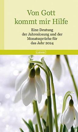 Von Gott kommt mir Hilfe 2024: Eine Deutung der Jahreslosung und der Monatssprüche für das Jahr 2024 (Vonn Gott kommt mir Hilfe)