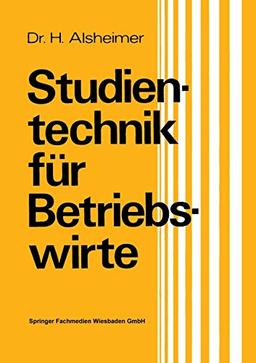 Studientechnik für Betriebswirte