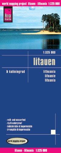 Reise Know-How Landkarte Litauen und Kaliningrad (1:325.000): world mapping project: Kartenbild 2seitig, klassifiziertes Straßennetz, Ortsindex, GPS-tauglich, wasserfest imprägniert