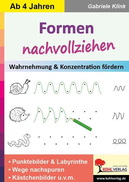 Formen nachvollziehen: Wahrnehmung & Konzentration fördern