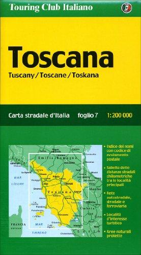 Toscana /Tuscany /Toskana: 1:200000 (Carte Regionali)