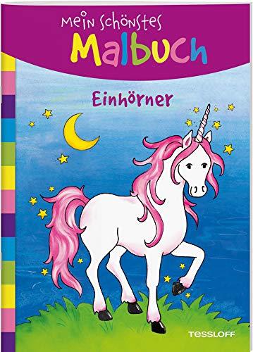 Mein schönstes Malbuch. Einhörner: Malen für Kinder ab 5 Jahren (Malbücher und -blöcke)