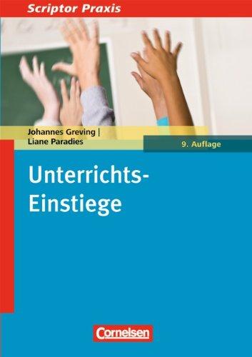 Scriptor Praxis: Unterrichts-Einstiege: Buch