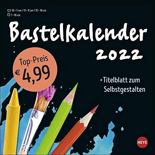 Bastelkalender schwarz klein