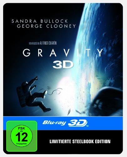 Gravity Steelbook (2D/3D) (exklusiv bei Amazon.de) [3D Blu-ray] [Limited Edition]