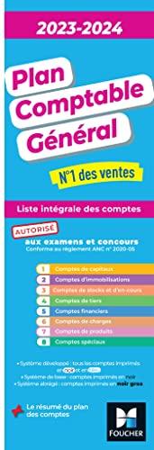 Plan comptable général 2023-2024 : autorisé aux examens et concours