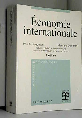 Economie internationale. 3ème édition