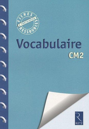 Vocabulaire CM2