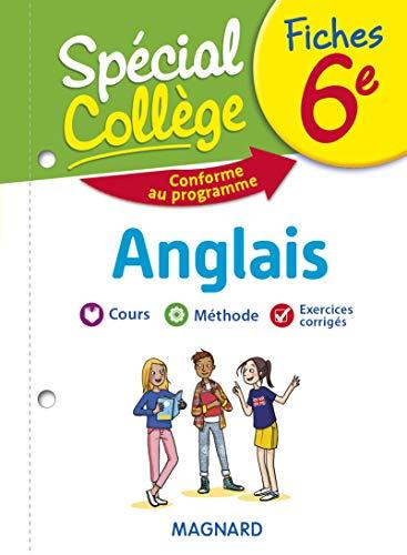 Fiches anglais 6e