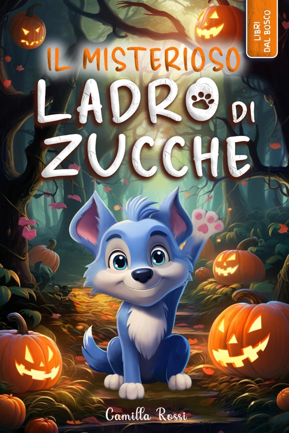 Il misterioso ladro di zucche: Storia di Halloween per bambini (Le avventure del piccolo lupo blu)