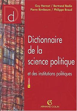 Dictionnaire de la science politique et des institutions politiques