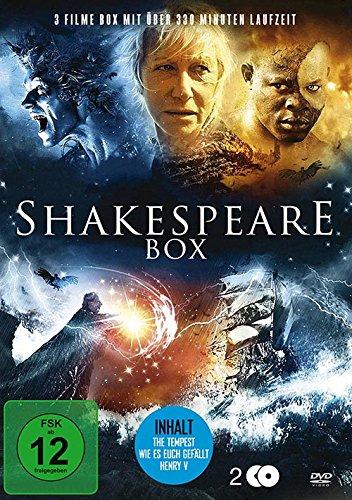 Shakespeare : Der Sturm (The Tempest) - Wie es euch gefällt (As You Like It) - Henry V - 2DVD Box