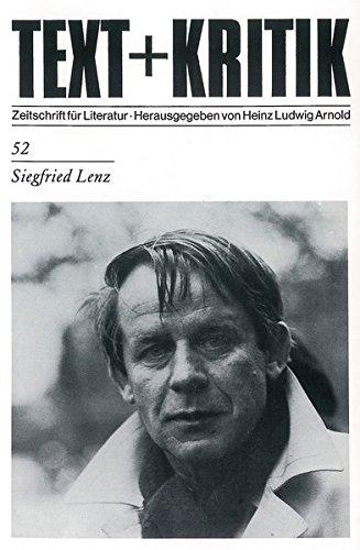 Siegfried Lenz (TEXT+KRITIK 52)