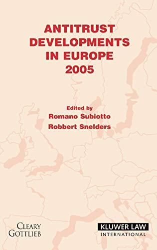 Antitrust Developments in Europe: 2005