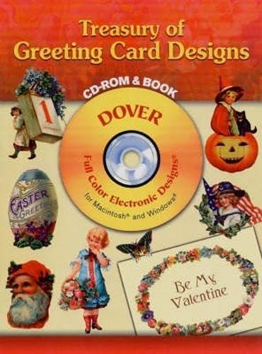 Treasury of Greeting Card Designs CD-ROM and Book [With CDROM] (Full-color Electronic Designs)