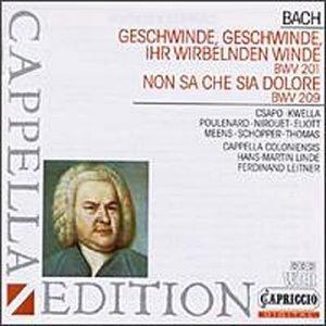 Bach: Geschwinde Geschwinde, ihr Wirbelnden Winde BWV 201 / Non sa che sia dolore BWV 209