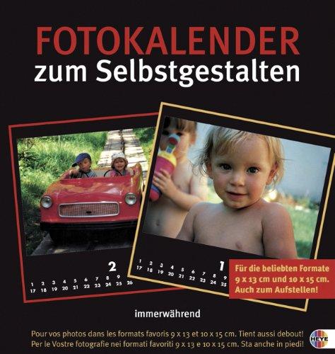 Fotokalender zum Selbstgestalten schwarz