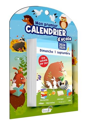 Mon premier calendrier d'école 2024-2025