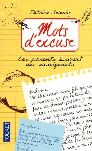 Mots d'excuse : les parents écrivent aux enseignants