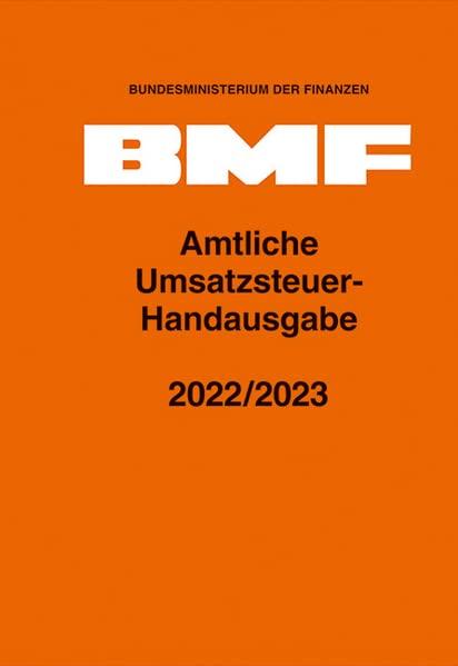 Amtliche Umsatzsteuer-Handausgabe 2022/2023