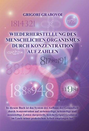 Wiederherstellung des menschlichen Organismus durch Konzentration auf Zahlen