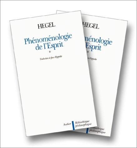 Phénoménologie de l'esprit