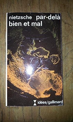 Par-delà le bien et le mal : prélude d'une philosophie de l'avenir