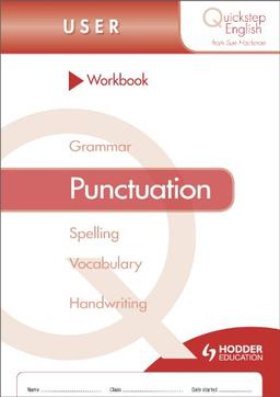 Quickstep English Workbook Punctuation User Stage