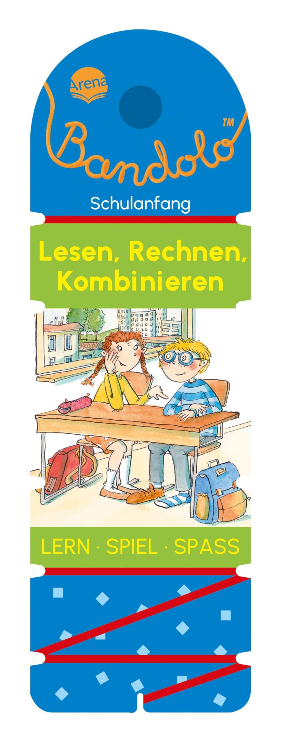 Bandolo. Lesen, Rechnen, Kombinieren: Lernspiel mit Lösungskontrolle für Kinder ab 5 Jahren