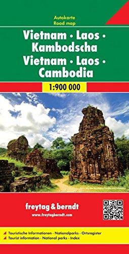 Freytag Berndt Autokarten, Vietnam-Laos-Kambodscha - Maßstab 1:900 000 (freytag & berndt Auto + Freizeitkarten)