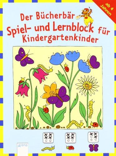 Der Bücherbär-Spiel- und Lernblock für Kindergartenkinder