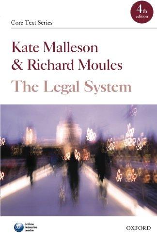 The Legal System (Core Text Series)