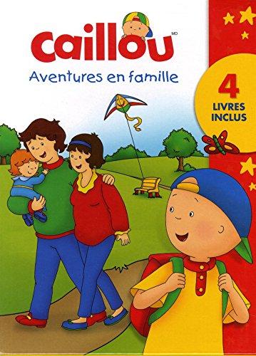 Caillou Aventures en famille NE: Contient 4 volumes : Caillou au Zoo ; Le grand frère ; Le petit bateau ; A la fête foraine