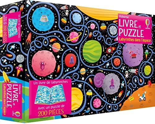 Labyrinthes dans l'espace : livre et puzzle