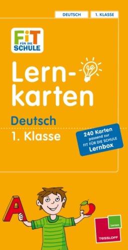 Fit für die Schule: Lernkarten Deutsch 1. Klasse