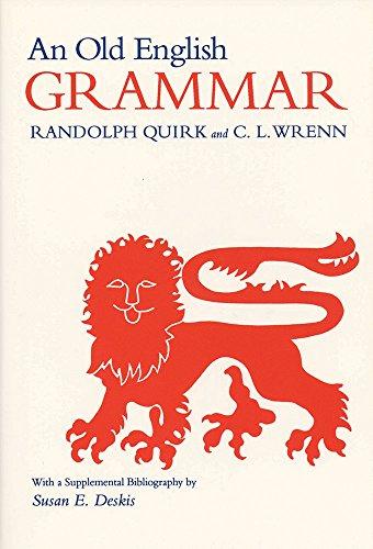 An Old English Grammar (Religious Studies; 34)